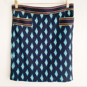 Plenty by Tracy Reese Navy Blue Pencil Knit Skirt
